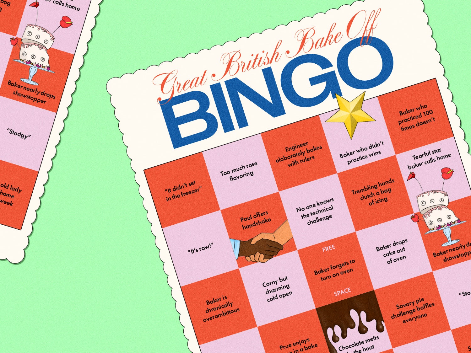 The Unofficial 2023 ‘Great British Bake Off’ Bingo